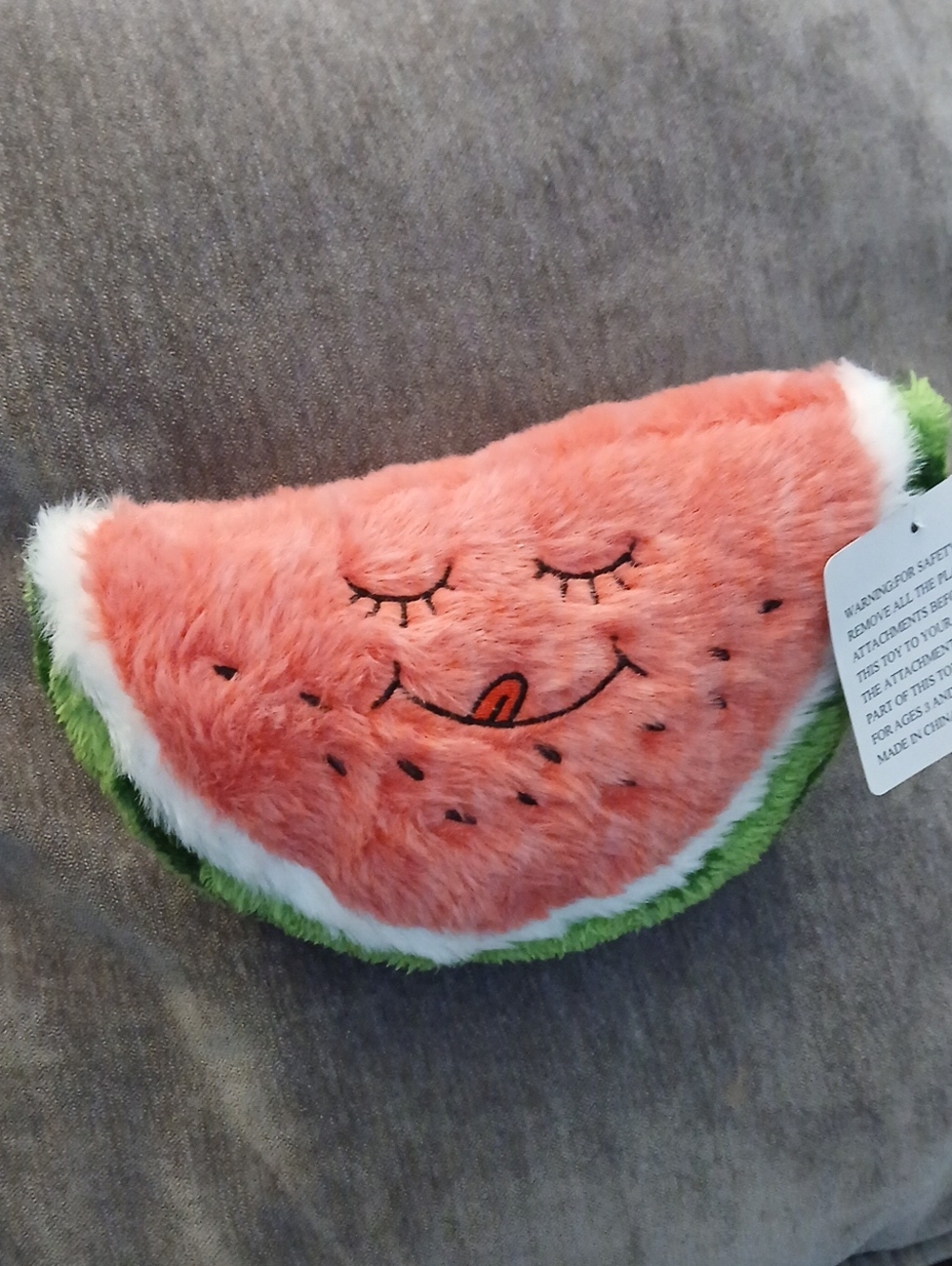 Watermelon Slice Smiling Plush